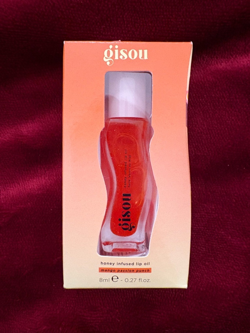 Gisou Honey Infused Lip Oil - Mango Passion Punch (Orange)